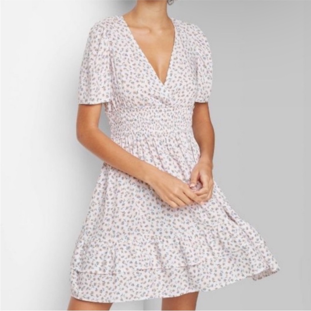 Wild Fable Floral V-Neck Dress size Small - Picture 3 of 8
